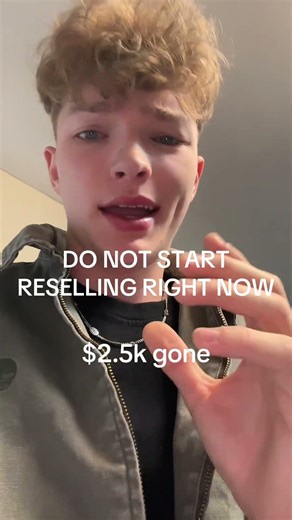 $2.5k profit gone but we get through it #vendor #resell #supplier #depop #business