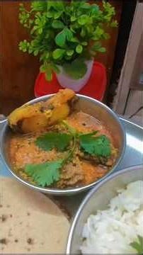 Esey Style Fish Curry 🐟 with Roti 😋😋##shortvideo #recipe ❤️❤️#youtubeshorts