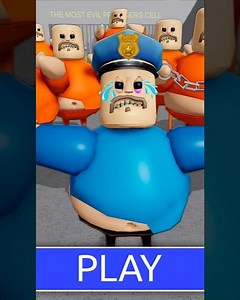 New Obby - Police Barry can’t keep up with the phonk speed 😱 (#Obby) #PhonkBarry #CrazyChase