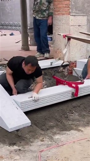 the process of making a ladder using tools to make it easier