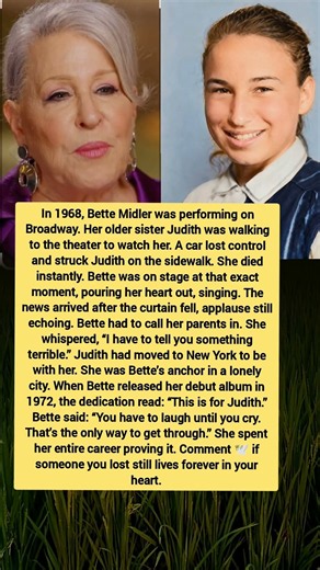 Bette Midler’s Heartbreaking Story: The Tragic Loss of Her Sister Judith 💔 | Celebrity Story