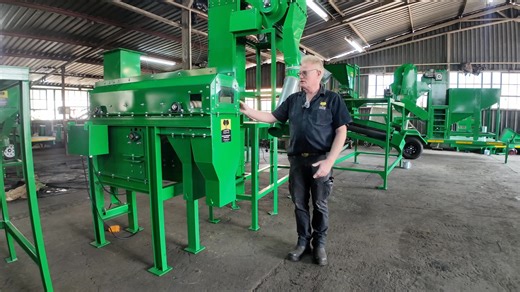 The JAPS Magnetic Destoner removes stones, metal, and heavy debris using a high- strength magnetic roller – no vibrations, just clean grain. Watch the explainer to see how it works. 👉 https://japsgraincleaners.co. za/ #MagneticDestoner #GrainCleaning #JapsGrainCleaners #FarmSmart #HarvestProtection | Just another problem solver