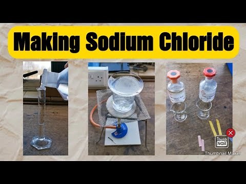Making Sodium Chloride Crystals Neutralisation