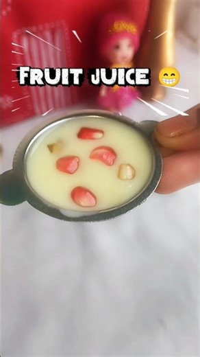 😁Mini fruit juice 😁 #minicooking #tinycolorfood #minifruit juice #juice #fruitjuice #fruitbites