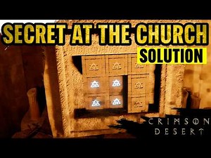 Crimson Desert - Secret at the Church Puzzle Solution