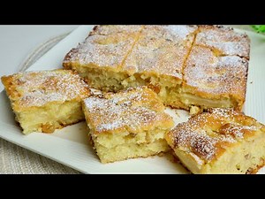 Cake in 5 minutes! The famous cake that drives the world crazy! VERY DELICIOUS apple pie