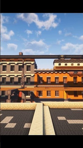 Hanging Monorail w/ Create Mod 🚋 #minecraft #createmod