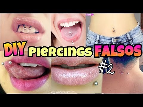 DIY | Como Hacer Piercings Falsos en Casa y que Parezcan REALES #2 | NatyGloss