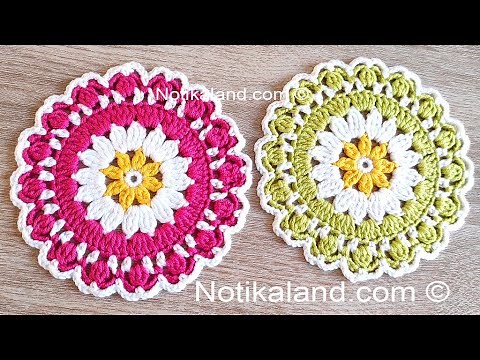 CROCHET Doily Tutorial for beginners How to crochet