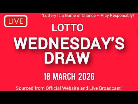 The National Lottery Lotto Draw Live results from Wednesday 18 Mar 2026 | tonight lotto