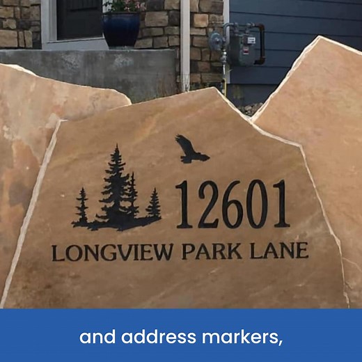 Ordinary signs fade, but stone lasts forever! 朗 Stone Cold Engravers...