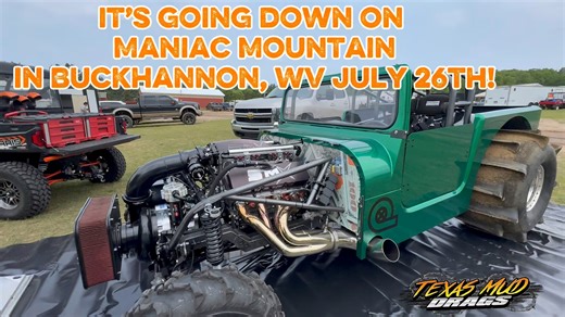 Gauntlet Series Race #2 going down on Maniac Mountain at Buckhannon, WV! | Texas Mud Drags