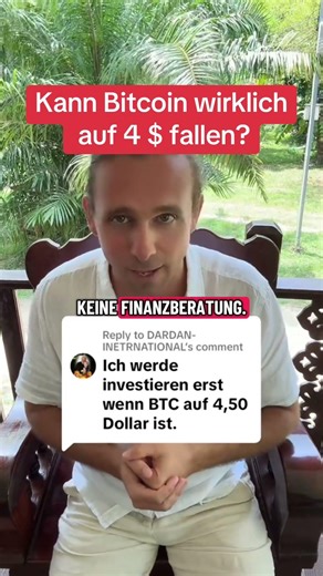 Kann Bitcoin wirklich auf 4 $ fallen? #krypto #xrp #bitcoin