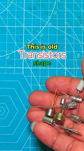 This is old Transistors shape! #Reels #viral #creative #audio #electronics #diy #electroniccomponents #component #radio #amplifier | Belajar Servis Elektronika