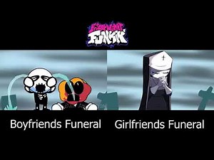 Friday Night Funkin' Boyfriend and Girlfriend Dies | FNF Funeral Animation Comparison