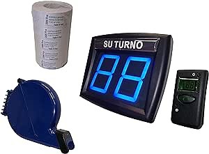 Take a Number - Impretech International Group Customer Call Management System Take-Away Shop (Blue - Unique Color in The World)