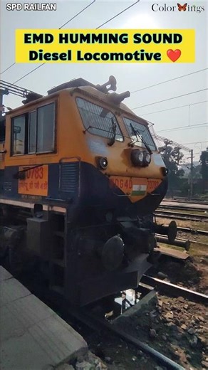 EMD HUMMING SOUND | Diesel Locomotive Melodious Humming Sound | New Guwahati Shed Diesel Engine