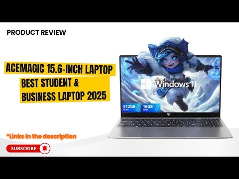 ACEMAGIC 15.6" Laptop Review | Intel Quad-Core, 16GB RAM, 512GB SSD, Windows 11