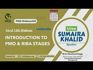 PIQS Webinar#25 | Introduction to PMO & RIBA Stages | Webinar#1 of 12 Series