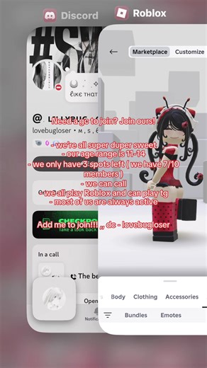 Join our discord gc!!! #robloxfyp #discordgroupchat #discord #fyp #roblox