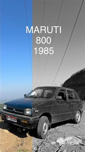 Maruti 800 my first car 😎#old #shortvideo #shots #vintage ￼