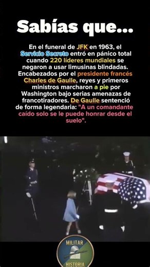 El día que 220 líderes mundiales desafiaron a los francotiradores por JFK 🇺🇸🚶‍♂️