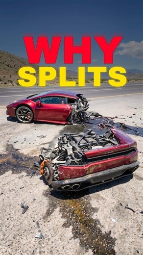 Why Supercars & Hypercars Splits in Half After Accident #supercars #hypercars