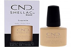 CND Shellac Gel Nail Polish, Long-lasting NailPaint Color with Curve-hugging Brush, Yellow/Gold Polish, 0.25 fl oz