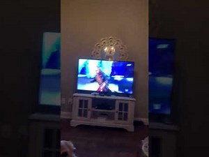 My Dad’s reaction to Edge’s return at the 2020 Royal Rumble