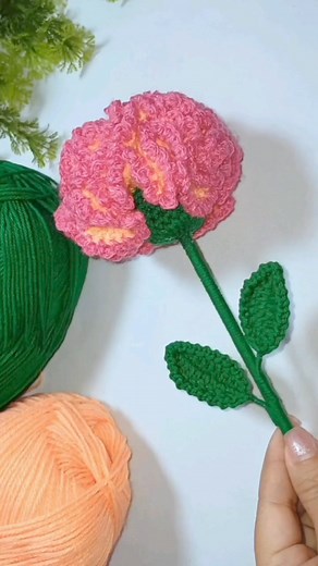 CLAVEL a crochet #tejidos #flores #crochet | Crochet Melros