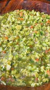 Ceviche de Pescado en Salsa Verde #shorts
