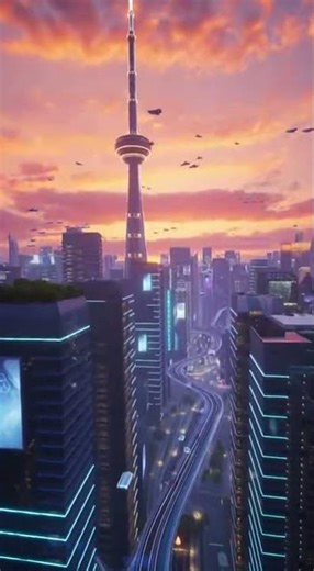 Future City 2100 🚀 Flying Cars & Smart Technology | AI Cinematic Shorts