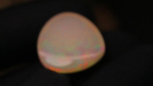 14.3 Ct Triangular Ethiopian Opal | Fiery Red & Orange Flash Welo Cabochon | 19mm Collector Gem | Natural Play of Color Opal Stone - Etsy UK