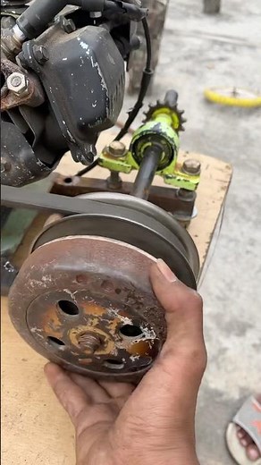 How work centrifugal clutch in this video 9:00 3-11-25 #centrifugalclutch #project