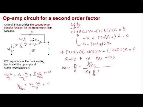 Lecture_23B: Design of a Butterworth filter Circuit