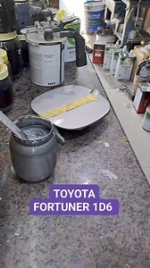 Toyota fortuner paint code 1D6 #highlightsシ゚ #coating #fortuner #painting #painttiotorial #saudiarabia | Juanito Asenas Futalan