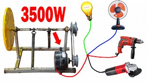 How do I create a powerful Perpetual Generator | Great DIY Idea