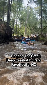 Floating the Creek at Deep Creek ATV Park. Fayetteville, NC #summerfun #floating #offroad #deepcreekyall #vibes | Mud Mom
