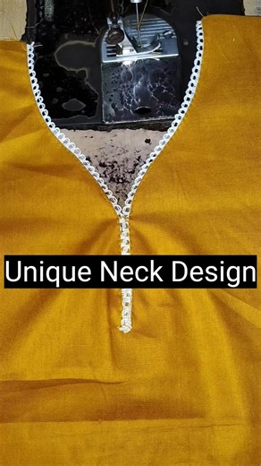 This Unique Neck Design is SO EASY! 🧵 | Sewing Tutorial #Sewing #DIY