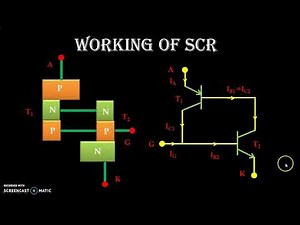 V - I Characteristics & working of SCR |Two Transistor Analogy| |Basic Electronics|