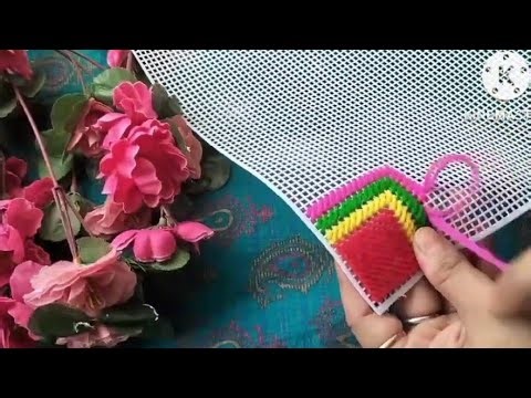 BEAUTIFUL AND SIMPLE PLASTIC CANVAS DESIGN IDEAS FOR BEGINNERS ll Woolen Craft #53