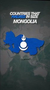 Is your country on this list? Countries that halved in size 🌍 #geography #map