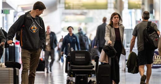 Anchorage’s international airport rolls out self-driving wheelchairs