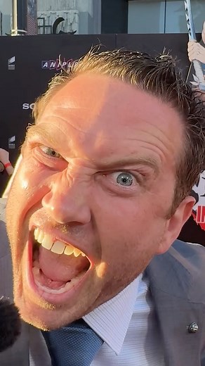 Crunchyroll on Instagram: "🔊 Headphone users, beware! Bryce Papenbrook, the English voice of Inosuke, shares his daily commute routine on the Demon Slayer: Kimetsu no Yaiba Infinity Castle red carpet 😆 #demonslayer #inosuke"