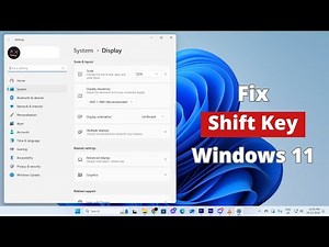 How to Fix Shift Key Not Working on Windows 11