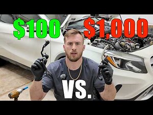 Mercedes-Benz GLA 250 PCV Valve, Thermostat, Intake Valve Cleaning!