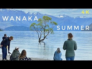 Wānaka – New Zealand’s Favourite Kiwi Holiday Destination | Wanaka New Zealand Walking Tour 4K