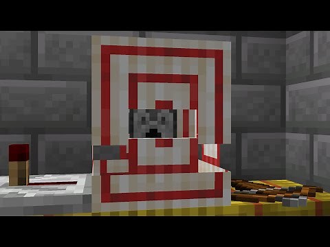 Как сделать мишень ловушку в Minecraft