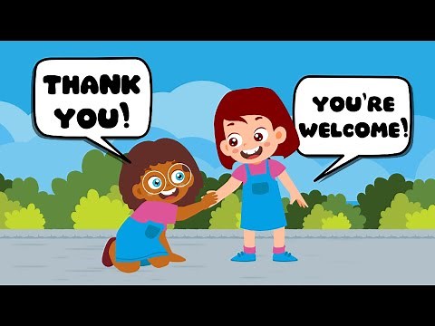 Thank You and You're Welcome Song | Learning Good Manners | Simple Song for Kids