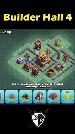 Base Builder Hall 4 [BH4] TERKUAT DAN TERBAIK 2025 | Clash Of Clans - [Short]